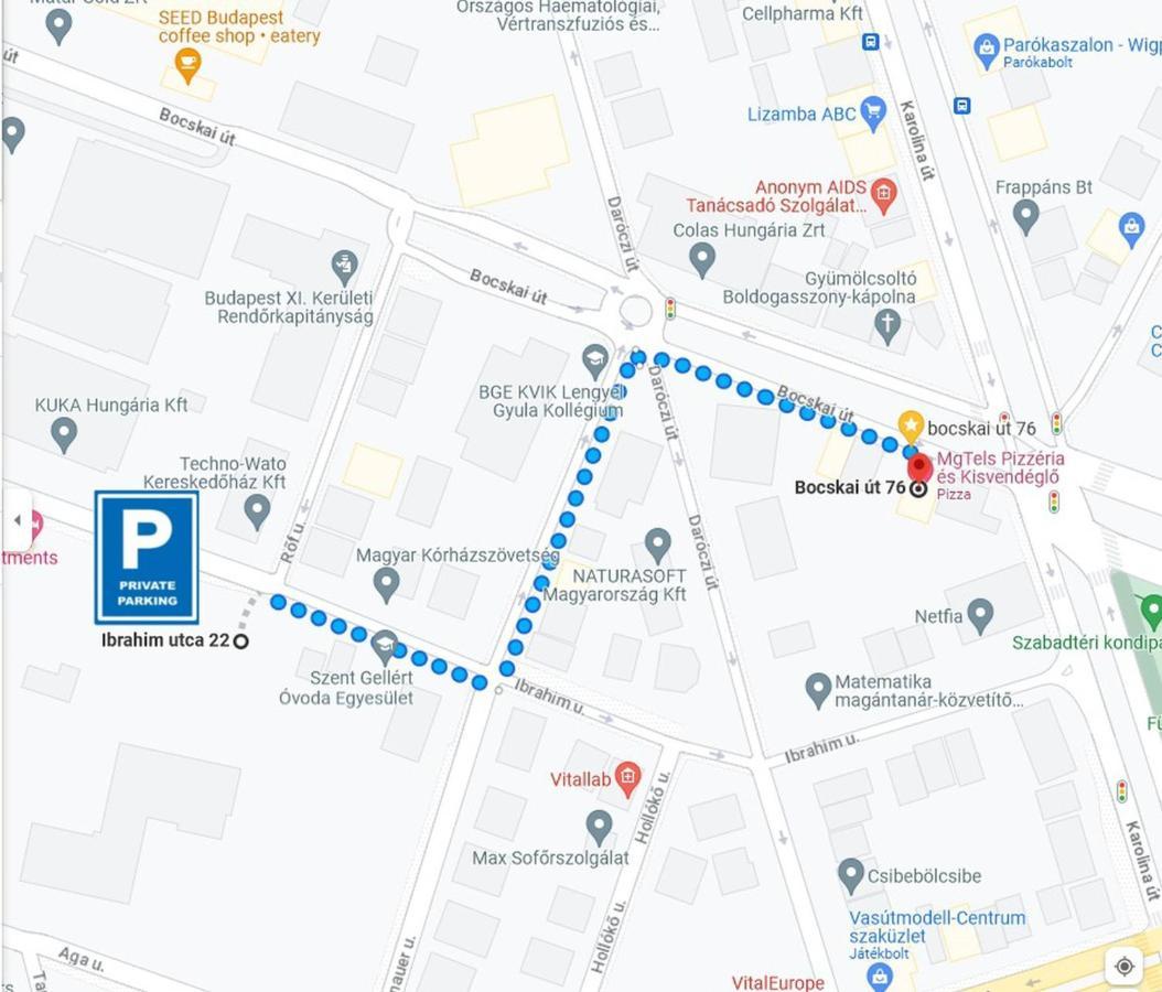 Mgtels Apartman - With Private Parking Будапеща Екстериор снимка